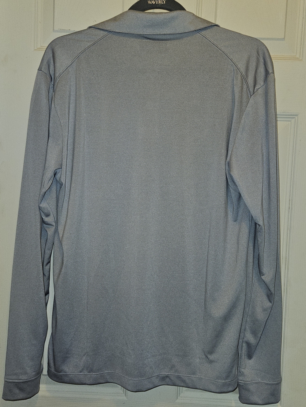 Grand Slam Men's Long-Sleeve Polo - Light Gray